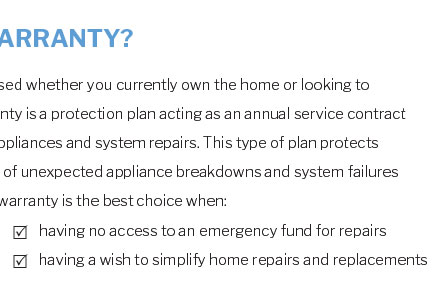 home warranty bay